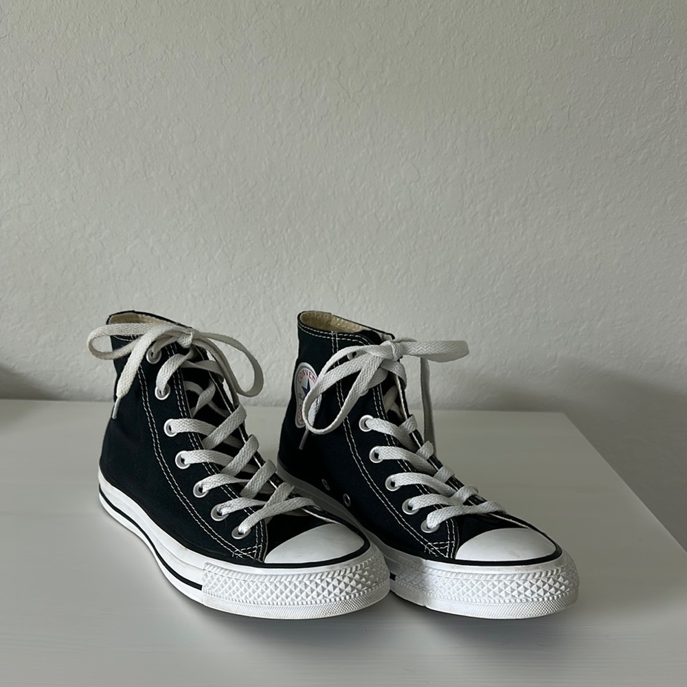 Black High-Top Sneakers